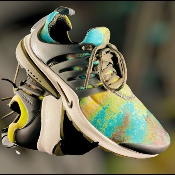 RARE NIKE PRESTO GPX Olive Turquosie Chartreuse